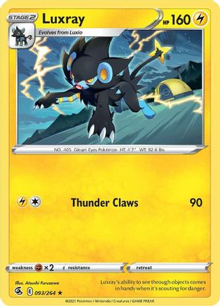 Luxray (093/264) [Épée et bouclier : Fusion Strike] 