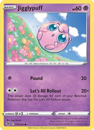 Jigglypuff (110/264) [Épée et bouclier : Fusion Strike] 