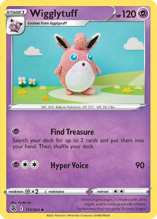 Wigglytuff (111/264) [Épée et Bouclier : Fusion Strike] 