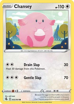 Chansey (202/264) [Épée et Bouclier : Fusion Strike] 