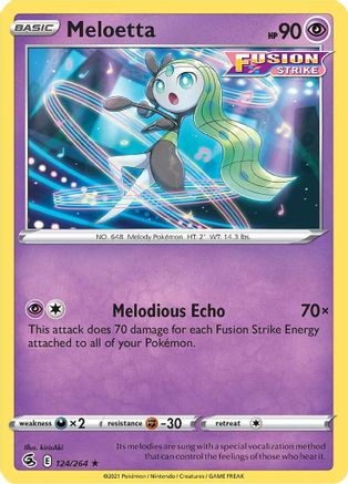 Meloetta (124/264) [Sword & Shield: Fusion Strike]