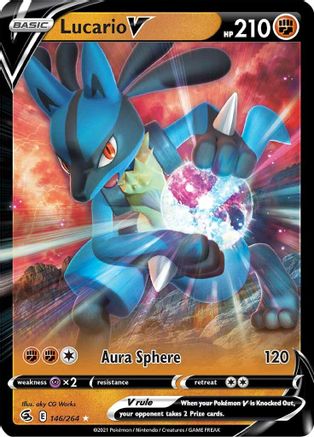 Lucario V (146/264) [Épée et bouclier : Fusion Strike] 