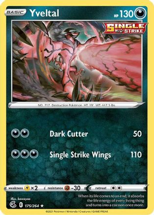 Yveltal (175/264) [Épée et Bouclier : Frappe de Fusion] 