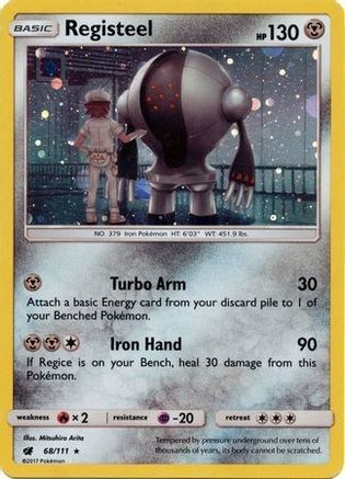 Registeel - 68/111 (Cosmos Holo) 68 - [SM Promos] Holofoil
