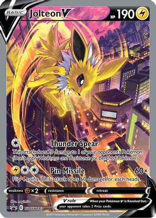 Jolteon V - SWSH183 SWSH183/307 - [SWSH Sword & Shield Promo Cards] Holofoil