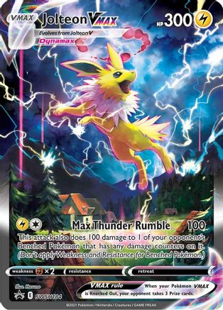 Jolteon VMAX - SWSH184 SWSH184/307 - [SWSH Sword & Shield Promo Cards] Holofoil