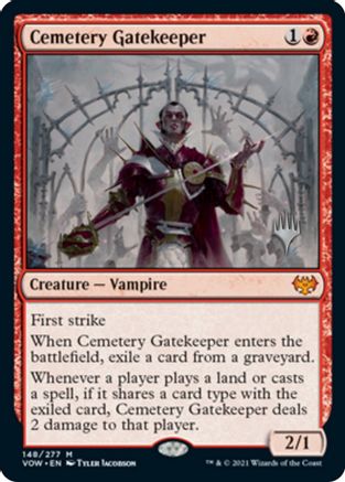 Cemetery Gatekeeper (PPDFT-148) - [Promo Pack: Aetherdrift] Foil