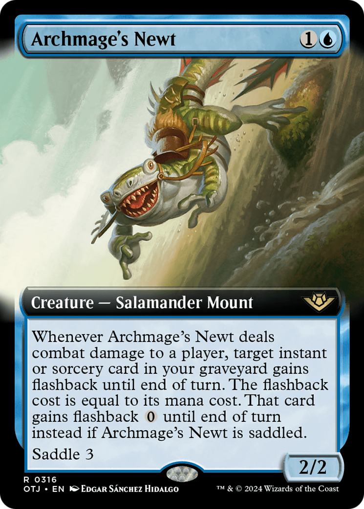 Triton de l'archimage (OTJ-316) - [Hors-la-loi de Thunder Junction] : (Extended Art) Foil 