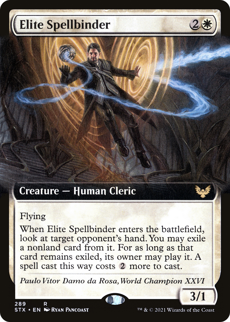 Elite Spellbinder (Extended Art) (STX-289) - [Strixhaven: School of Mages]: (Extended Art) Foil