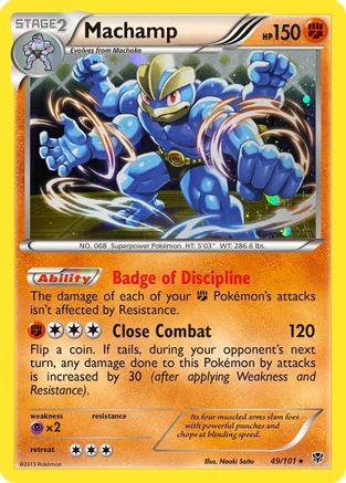Machamp - 49/101 (Cosmos Holo) - [Blister Exclusives] Holofoil