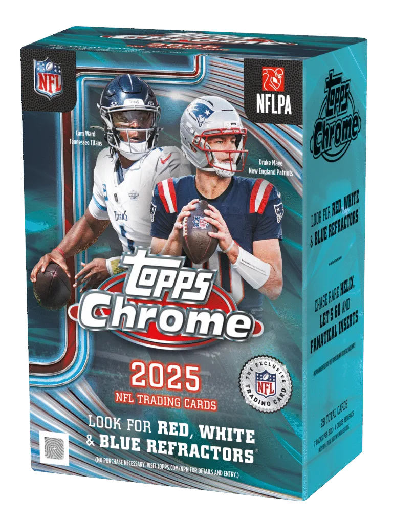 2025 Topps Chrome® Football Value Box