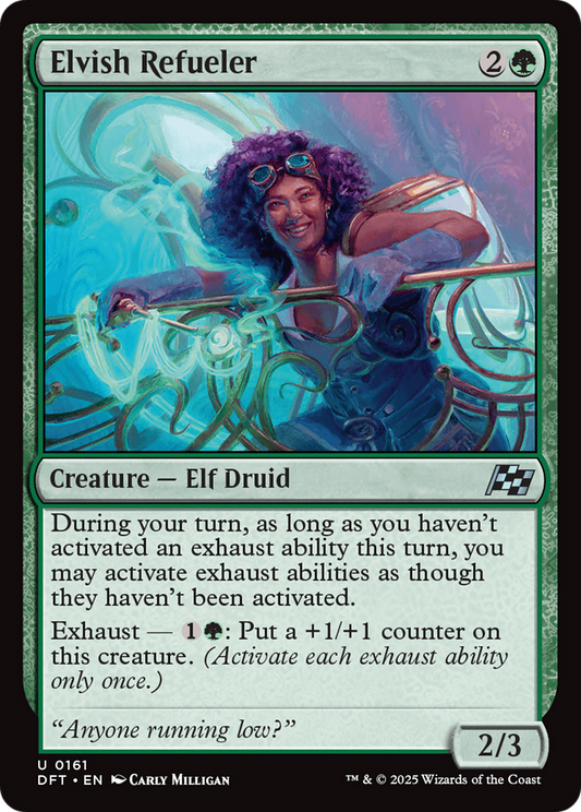Elvish Refueler (DFT-161) - [Aetherdrift] Foil