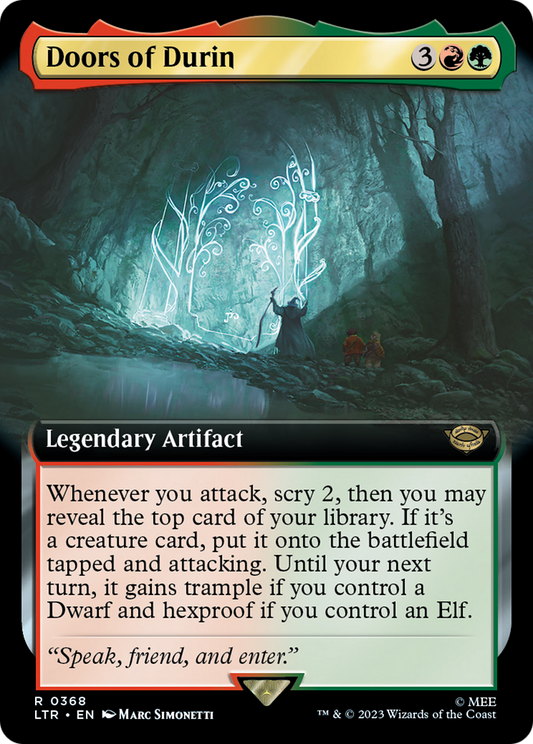 Doors of Durin (LTR-368) - [The Lord of the Rings: Tales of Middle-earth]: (Extended Art)