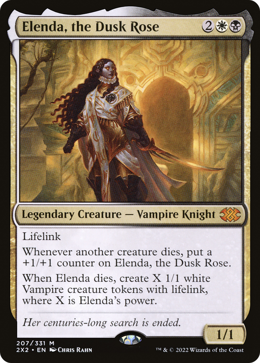 Elenda, the Dusk Rose (2X2-207) - [Double Masters 2022] Foil