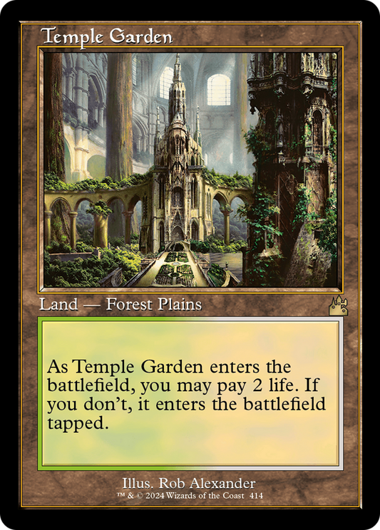 Temple Garden (RVR-414) - [Ravnica Remastered] Foil