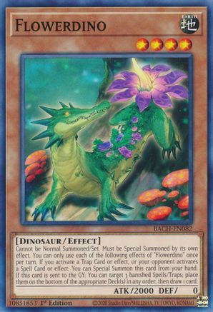 Flowerdino (BACH-EN082) - Battle of Chaos 1st Edition