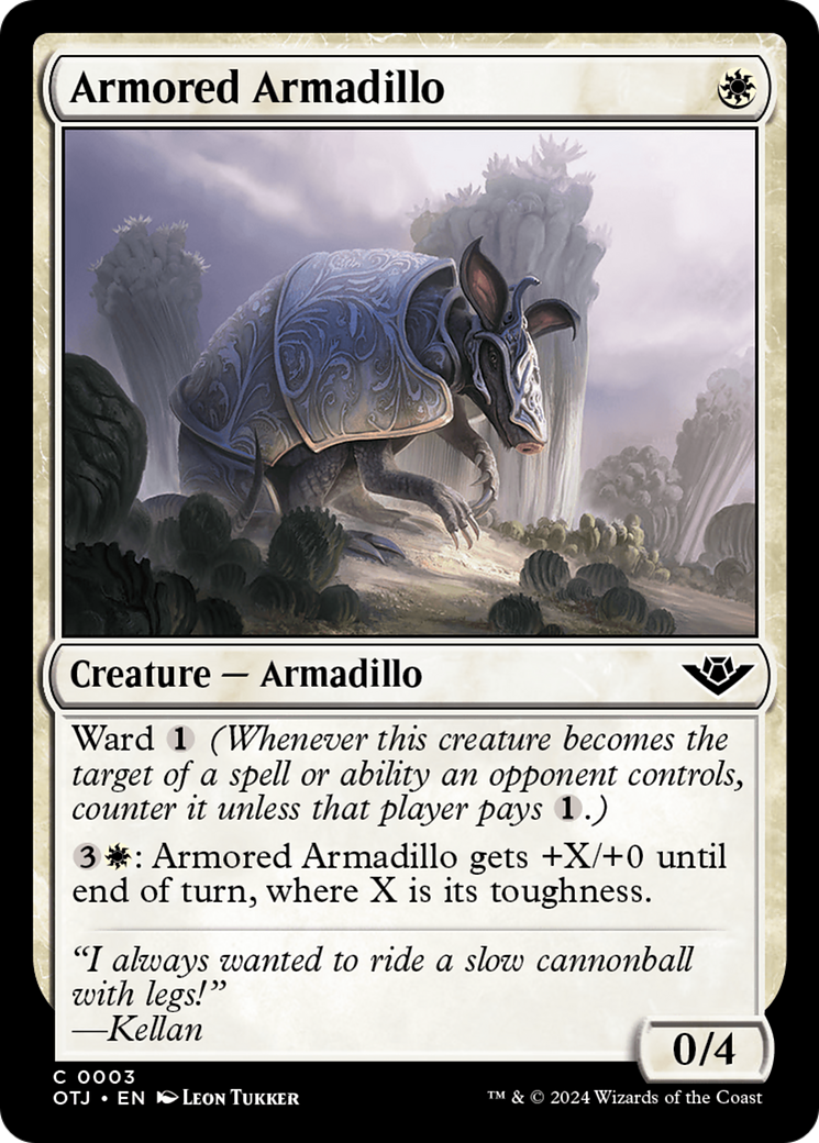 Armored Armadillo (OTJ-003) - [Outlaws of Thunder Junction]