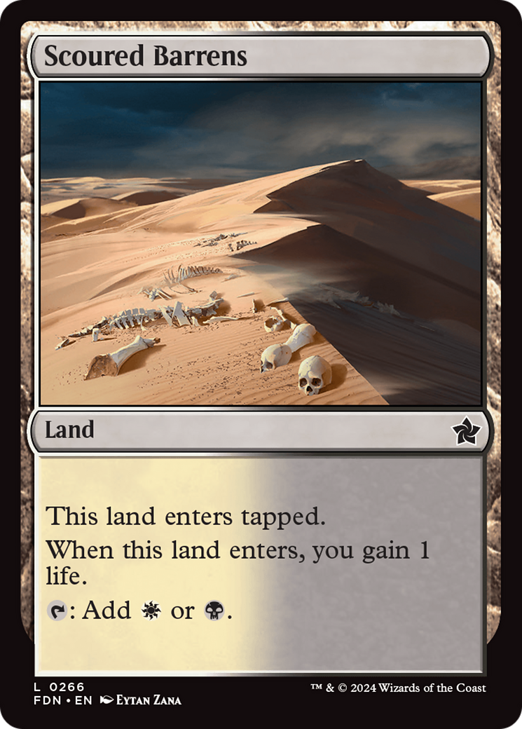 Scoured Barrens (FDN-266) - [Foundations] Foil