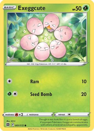 Exeggcute (001/172) [Épée et bouclier : étoiles brillantes] 