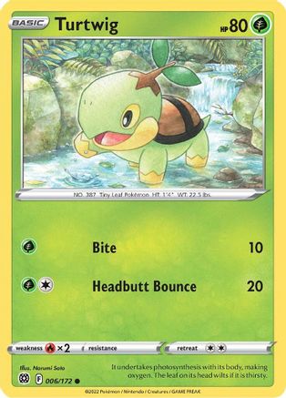Turtwig (006/172) [Épée et bouclier : étoiles brillantes] 