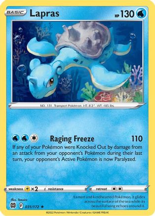 Lapras (031/172) [Épée et bouclier : étoiles brillantes] 