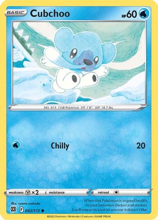 Cubchoo (042/172) [Sword & Shield: Brilliant Stars]