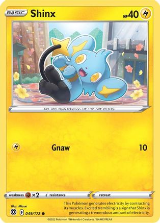 Shinx (049/172) [Épée et bouclier : étoiles brillantes] 