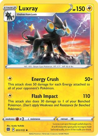 Luxray (051/172) [Épée et bouclier : étoiles brillantes] 