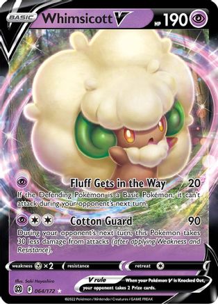 Whimsicott V (064/172) [Épée et bouclier : étoiles brillantes] 