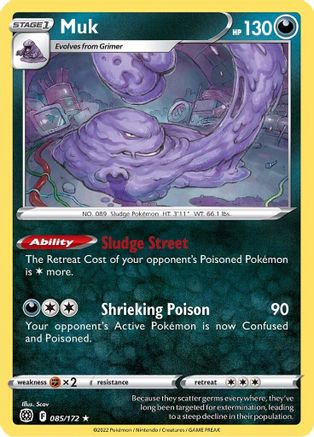 Muk (085/172) [Épée et bouclier : étoiles brillantes] 