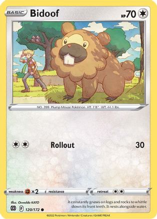 Bidoof 120/172 - [SWSH09 Brilliant Stars]
