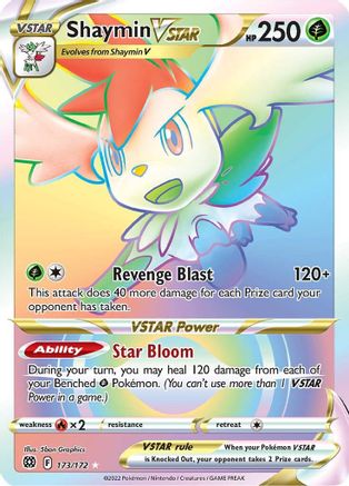Shaymin VSTAR (173/172) [Épée et bouclier : étoiles brillantes] 