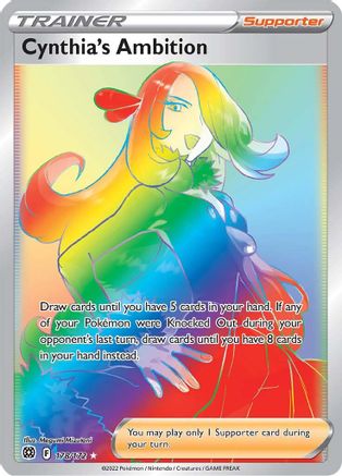 Cynthia's Ambition (Secret) 178/172 - [SWSH09 Brilliant Stars] Holofoil