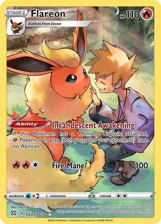 Flareon (TG01/TG30) [Épée et bouclier : étoiles brillantes] 