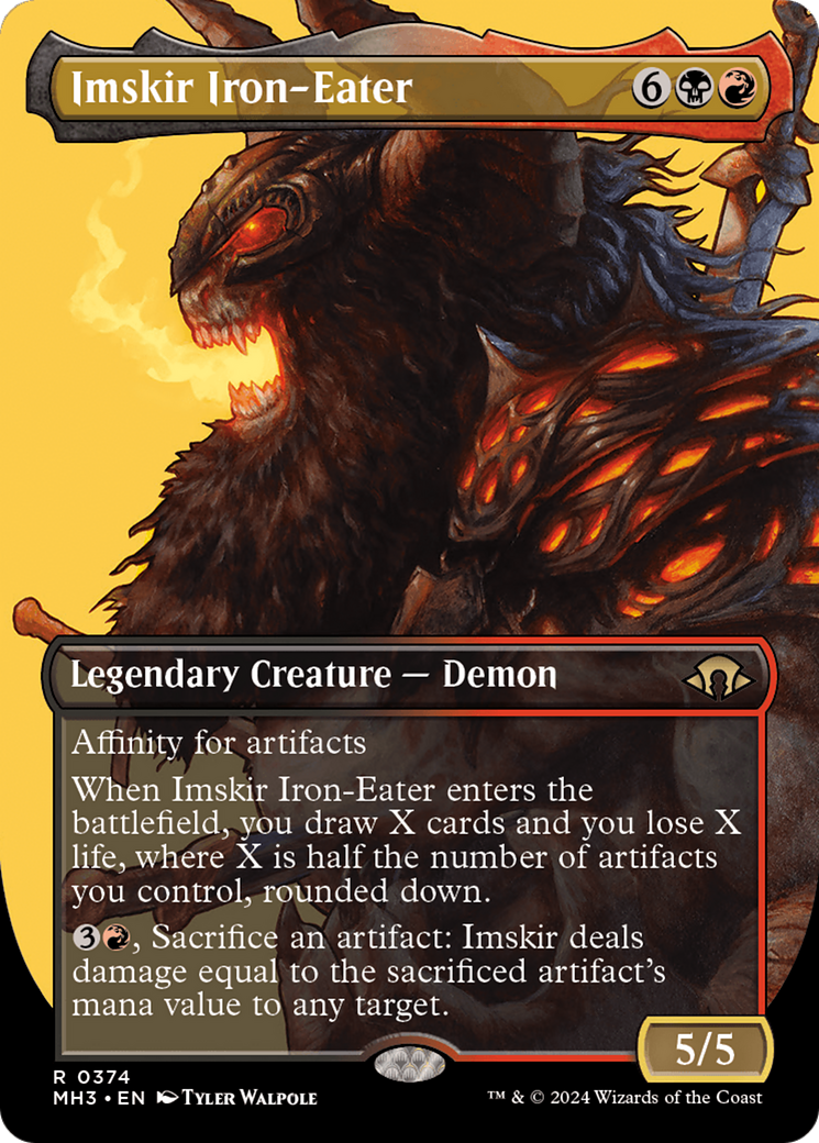 Imskir Iron-Eater (MH3-374) - [Modern Horizons 3] (sans bordure) 