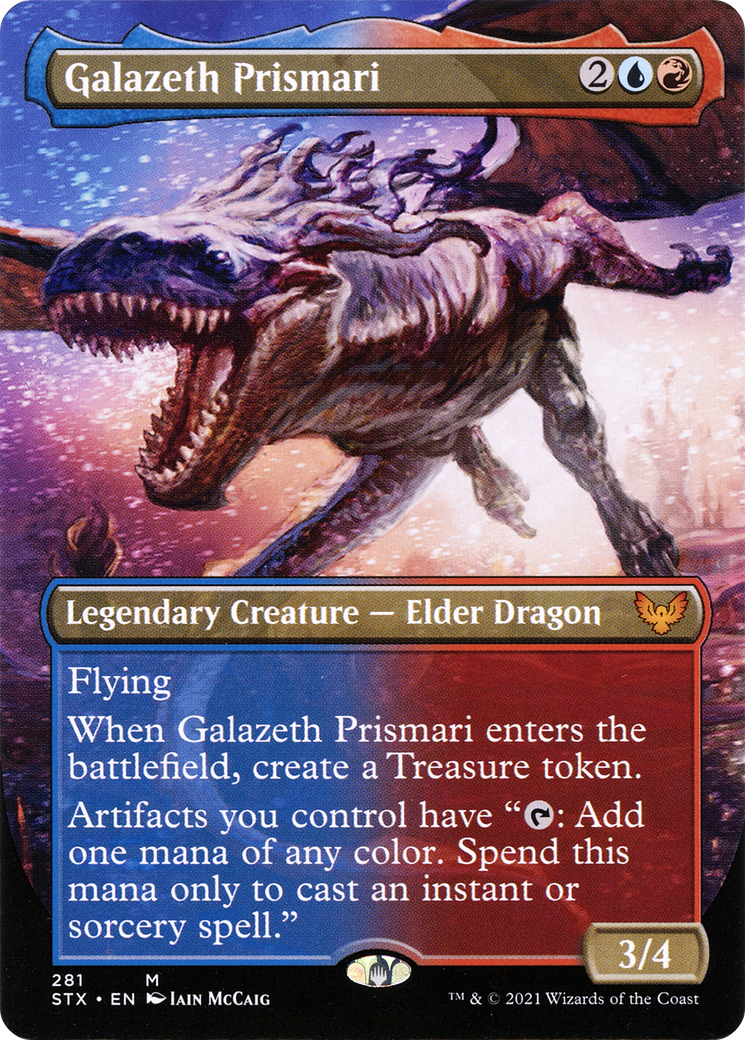Galazeth Prismari (Borderless) (STX-281) - [Strixhaven: School of Mages] (Borderless)