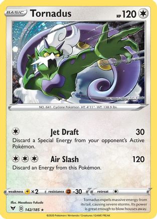 Tornadus - 142/185 (Cosmos Holo) 142 - [Blister Exclusives] Holofoil