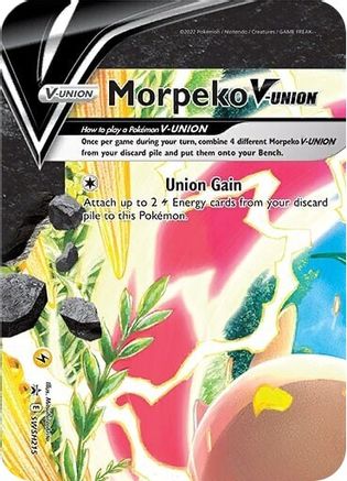 Morpeko V-UNION (SWSH215) [Épée et Bouclier : Promos Black Star] 