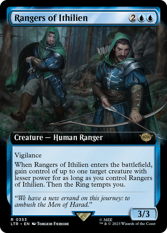 Rangers of Ithilien (LTR-353) - [The Lord of the Rings: Tales of Middle-earth]: (Extended Art) Foil