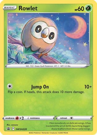 Rowlet (SWSH220) [Épée et Bouclier : Promos Black Star] 