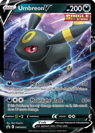 Umbreon V (SWSH203) [Épée et Bouclier : Promos Black Star] 