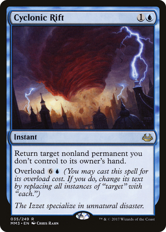 Cyclonic Rift (MM3-035) - [Modern Masters 2017] Foil