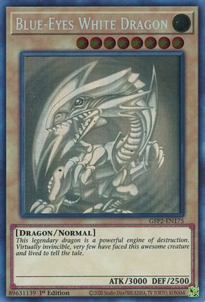 Blue-Eyes White Dragon (Ghost Rare) (GFP2-EN175) - Ghosts From the Past: The 2nd Haunting 1st Edition