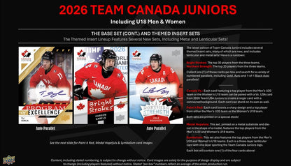 2026 Team Canada Juniors Hockey Box