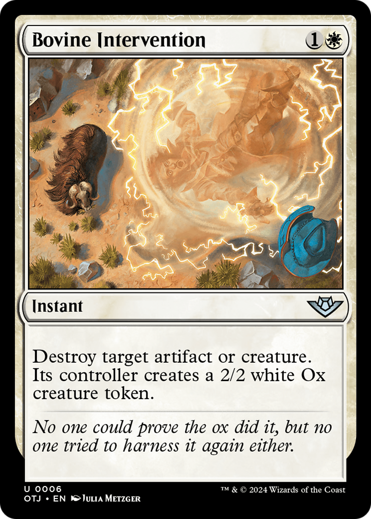 Bovine Intervention (OTJ-006) - [Outlaws of Thunder Junction] Foil
