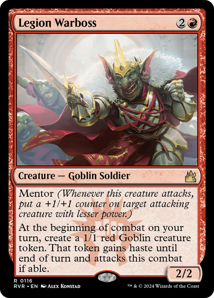 Legion Warboss (RVR-116) - [Ravnica Remastered] Foil