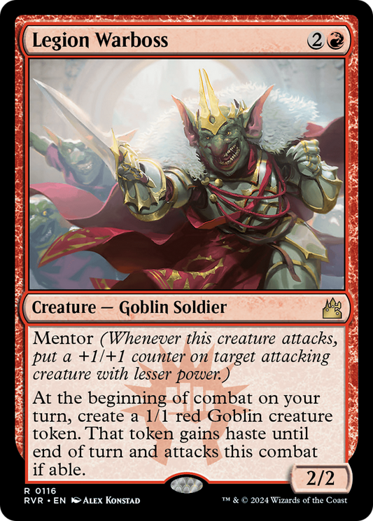 Legion Warboss (RVR-116) - [Ravnica Remastered] Foil
