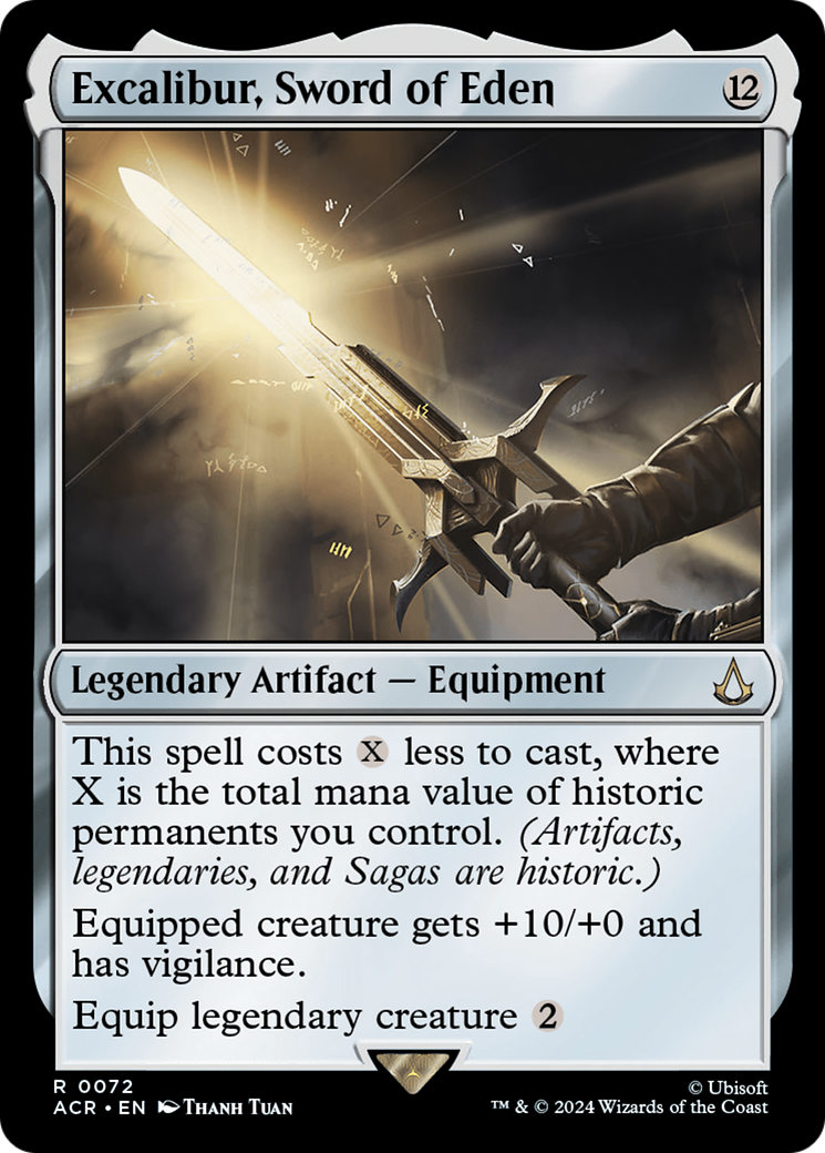 Excalibur, Sword of Eden (ACR-072) - [Assassin's Creed] Foil