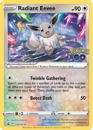 Radiant Eevee (SWSH230) [Épée et Bouclier : Promos Black Star] 