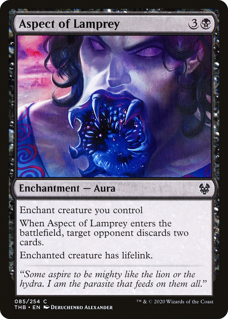 Aspect of Lamprey (THB-085) - [Theros Beyond Death] Foil